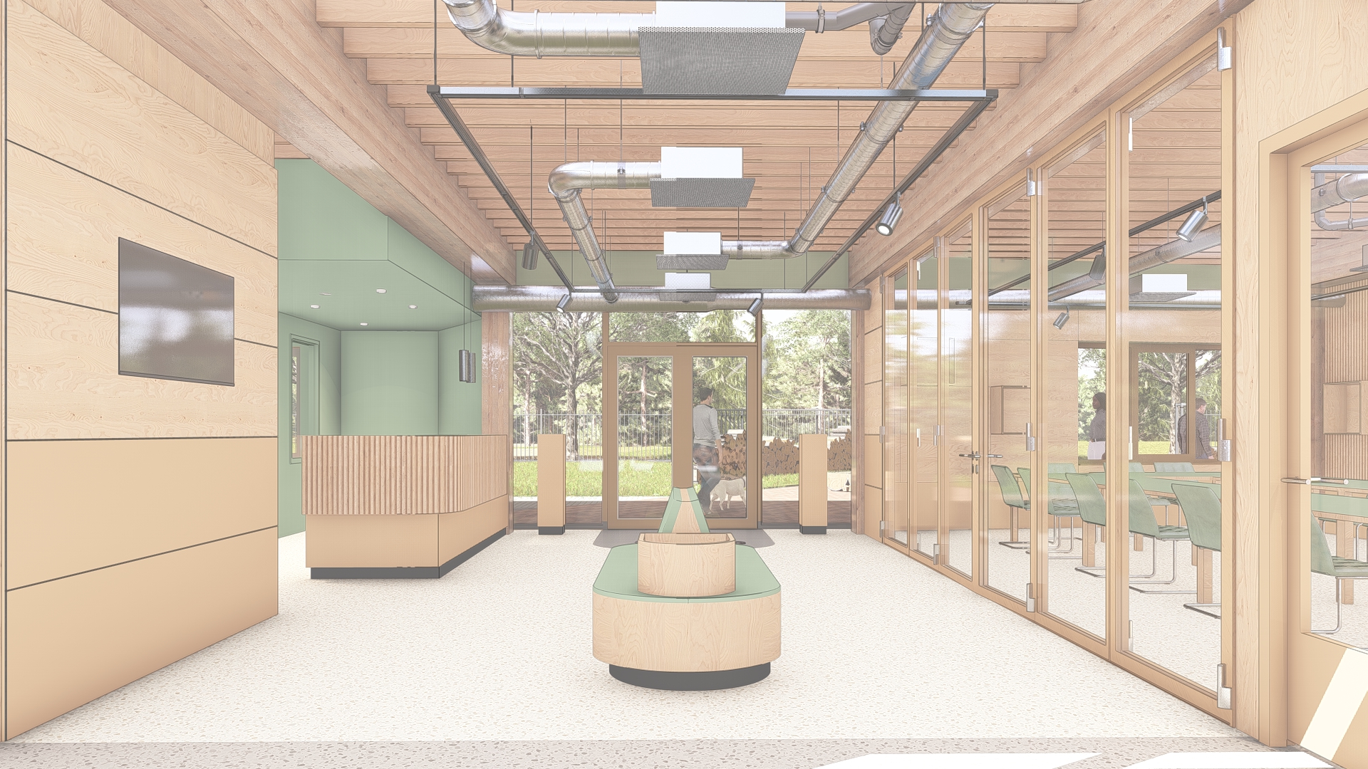 Interieur dierzorgcentrum Gooische Nest